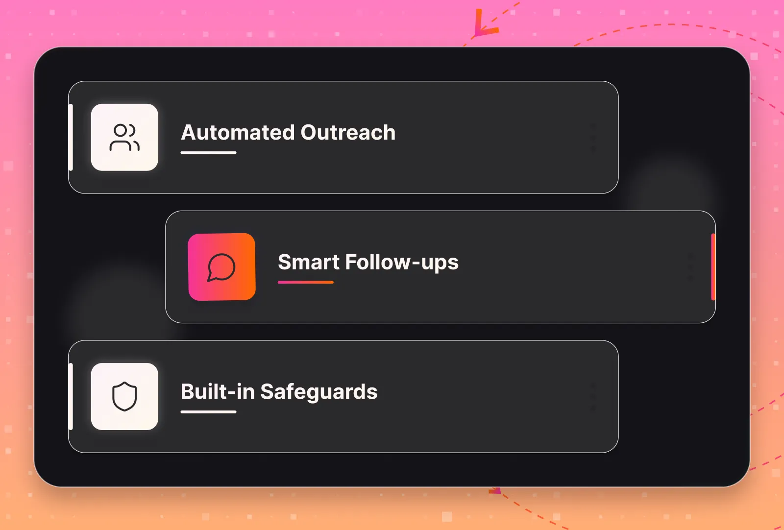 Interceptly social outreach automation dashboard